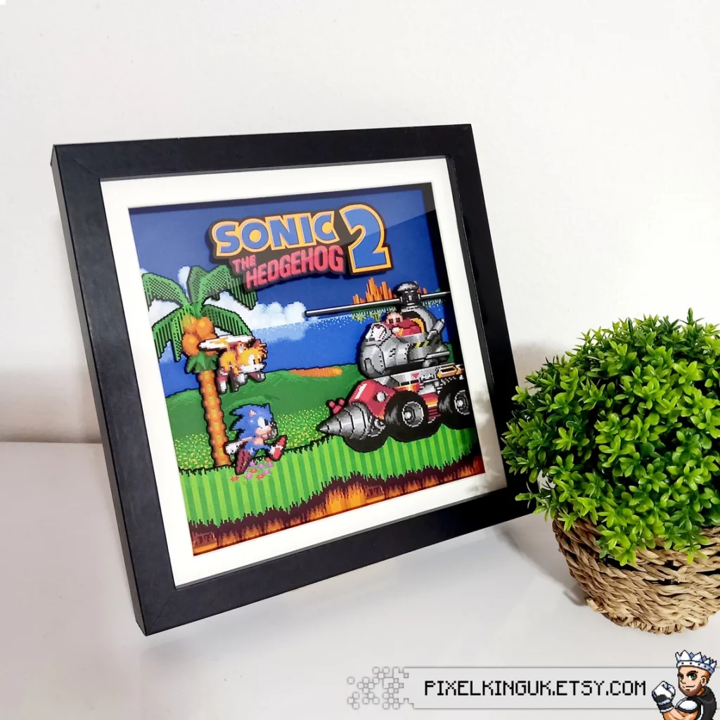 Sonic the hedgehog 2 pixel art